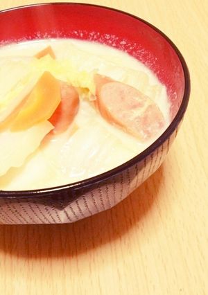 ヘルシー豆乳鍋であったか簡単♪豆乳汁～-レシピのメイン写真