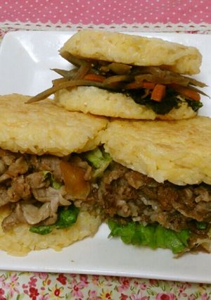 我が家のライスバーガー-レシピのメイン写真