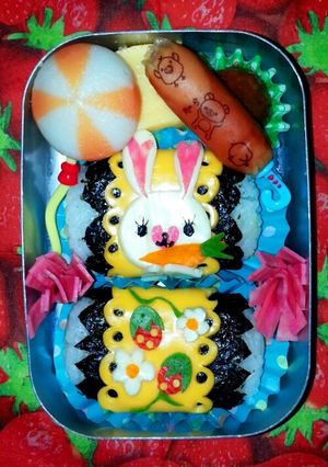 モヒィと苺弁当～♡-レシピのメイン写真