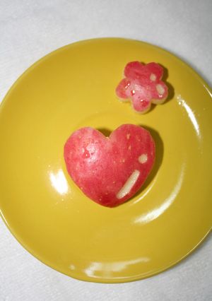 お弁当にも♥可愛いハートのリンゴ-レシピのメイン写真