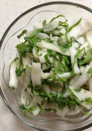 簡単♫ご飯が進む大根の塩もみ-レシピのメイン写真