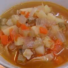 รูปของ ☆ある物で☆野菜たっぷり食べるスープ
