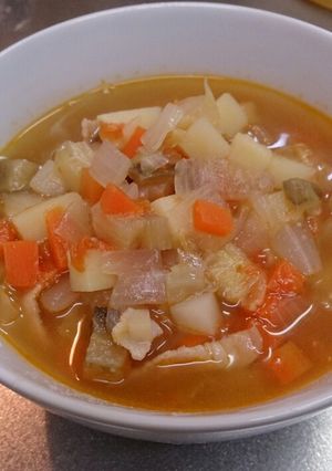 ☆ある物で☆野菜たっぷり食べるスープ-レシピのメイン写真