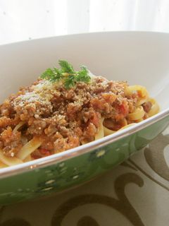 野菜たっぷりミートソースパスタ-レシピのメイン写真