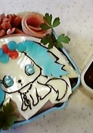 ジュエルペット❤サファイアのキャラ弁♪♪-レシピのメイン写真