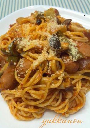 我が家のナポリタン-レシピのメイン写真
