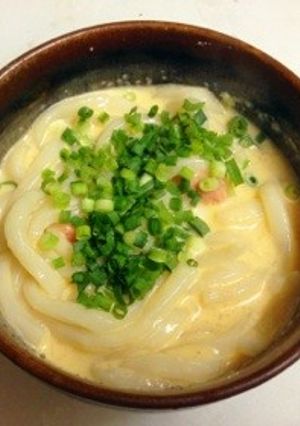 簡単絶品!明太クリームカルボナーラうどん-レシピのメイン写真