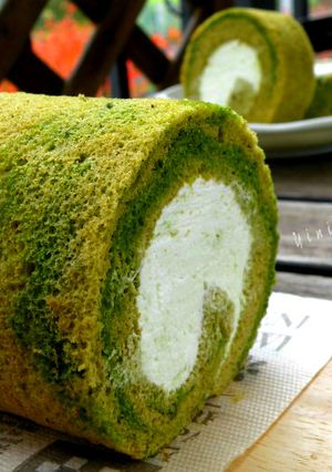 抹茶ロールケーキ-レシピのメイン写真