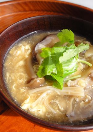 【副菜】きのこたっぷり中華スープ-レシピのメイン写真