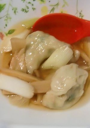 おせちに飽きたら、メンマネギ入り水餃子-レシピのメイン写真