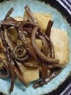 セレベス芋とぜんまいの煮物-レシピのメイン写真