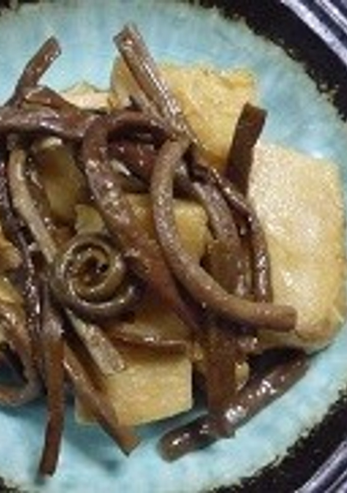 セレベス芋とぜんまいの煮物-レシピのメイン写真
