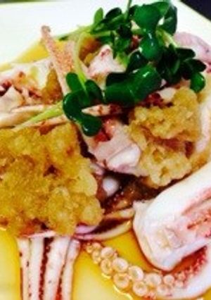 イカゲソのおろしポン酢 簡単レシピ-レシピのメイン写真