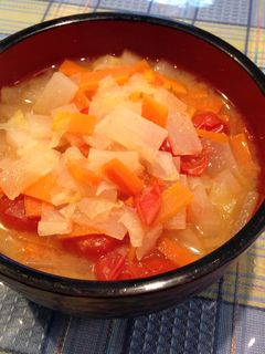 みそ仕立て野菜たっぷりにゅうめん-レシピのメイン写真