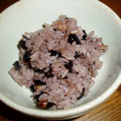 รูปของ 黒豆ごはん