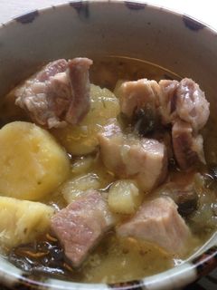 豚バラとさつまいもとりんごのハーブ煮込み-レシピのメイン写真