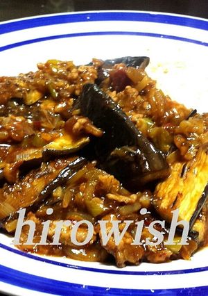 本格！焼き茄子の麻婆茄子☆もやしでかさ増-レシピのメイン写真