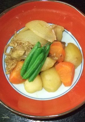 肉じゃが　カレー風味-レシピのメイン写真