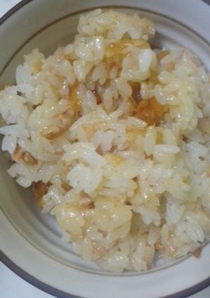 ツナとなめ茸の混ぜごはん-レシピのメイン写真