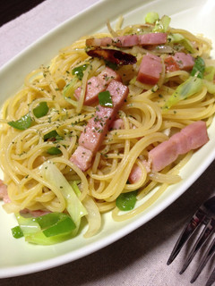 残り物野菜でペペロンチーノ-レシピのメイン写真