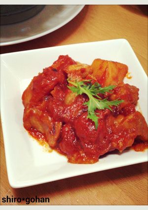 しっかり味★鶏肉じゃがのトマト煮＊＊-レシピのメイン写真