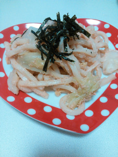 明太子バター焼きうどん♡-レシピのメイン写真