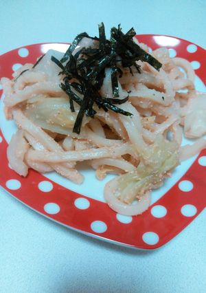 明太子バター焼きうどん♡-レシピのメイン写真