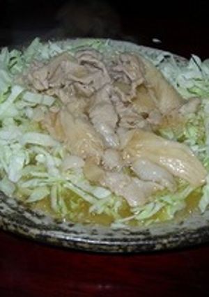 キャベツの肉あんかけサラダ風-レシピのメイン写真