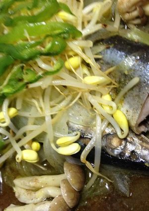 電子レンジで6分、サンマと野菜のハーブ焼-レシピのメイン写真