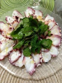 おもてなしにも!タコのカルパッチョ-レシピのメイン写真