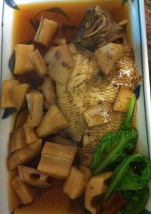 ブルーギル(ビワコダイ)の煮付け-レシピのメイン写真