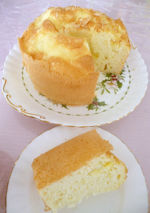 チーズシフォンケーキ-レシピのメイン写真