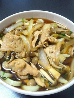 簡単☆肉うどん(*´ω`*)-レシピのメイン写真