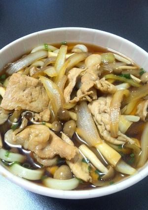 簡単☆肉うどん(*´ω｀*)-レシピのメイン写真