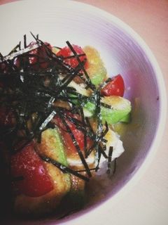 豆腐とアボカドの味噌ダレ丼-レシピのメイン写真