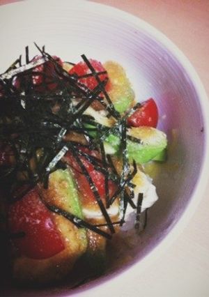 豆腐とアボカドの味噌ダレ丼-レシピのメイン写真
