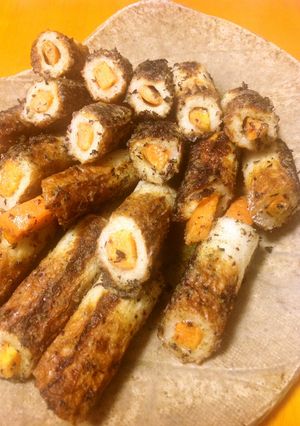 ちくわと人参の磯辺揚げ-レシピのメイン写真