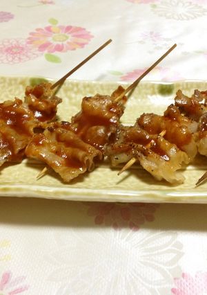 【下準備いらず！】ズボラ用豚バラBBQ串-レシピのメイン写真