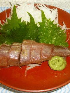 パパのマグロ頬肉刺身-レシピのメイン写真