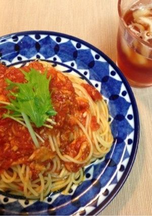 簡単‼ツナとトマトのパスタ-レシピのメイン写真