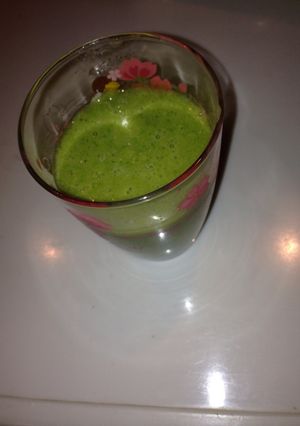 水菜のグリーンスムージー！-レシピのメイン写真