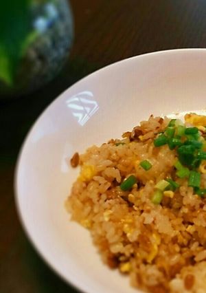 ウェイパーで納豆炒飯♥-レシピのメイン写真