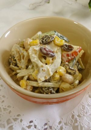 体に優しい☆ごぼうとレンコンのサラダ-レシピのメイン写真