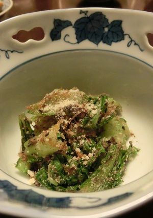 青梗菜の粉チーズあえ-レシピのメイン写真