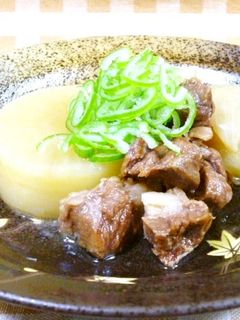 玉葱たっぷり牛すじ大根煮込み♪-レシピのメイン写真