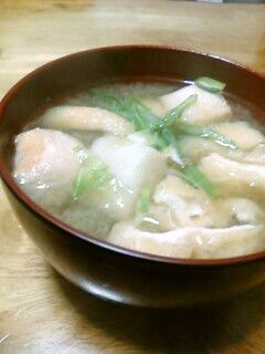 麩と油揚げの味噌汁-レシピのメイン写真