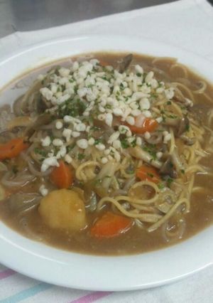 余ったカレーでパスタ～和風!?～-レシピのメイン写真