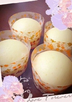 材料4つ！HMで簡単ふわふわ蒸しパン♡-レシピのメイン写真