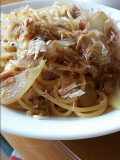 ツナと玉ねぎの和風パスタ-レシピのメイン写真