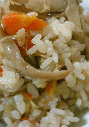 極うま！エリンギとさつま芋の滋養ご飯-レシピのメイン写真